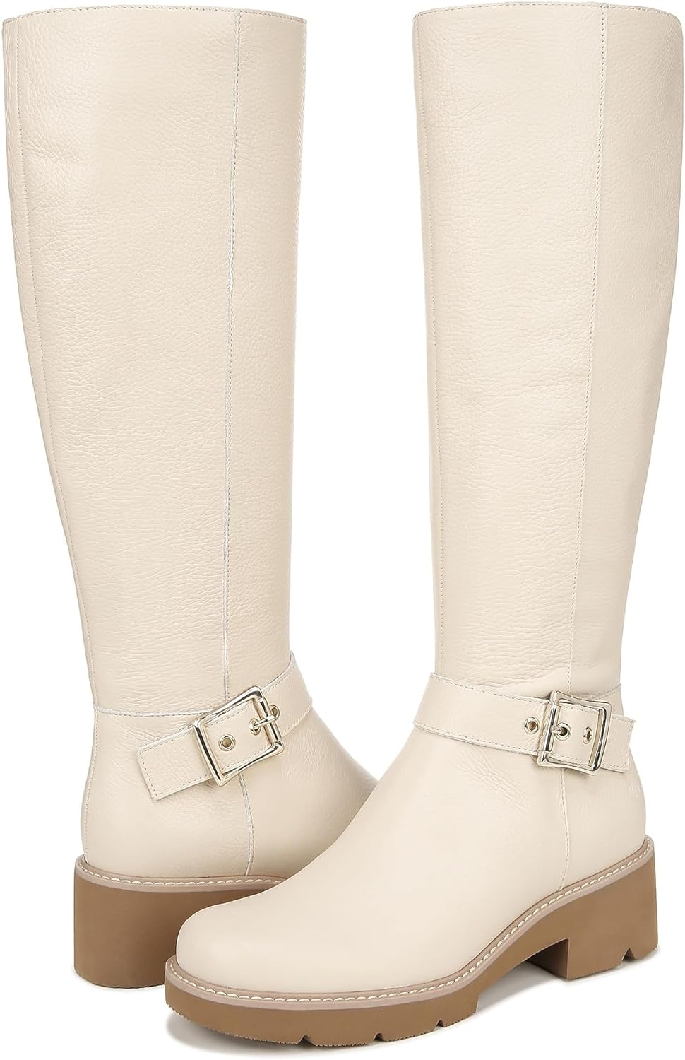 Porcelain Beige Wide Calf