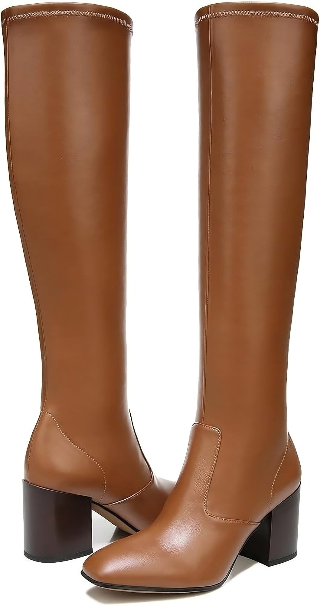 Saddle Brown Wide Calf