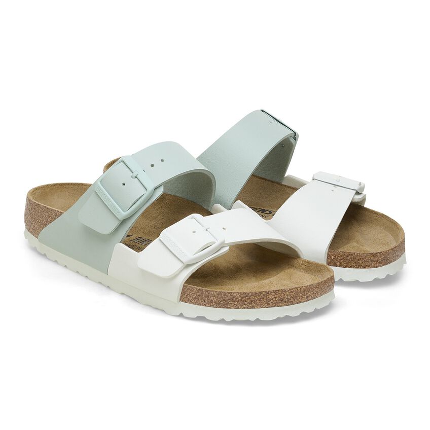 White/Surf Green