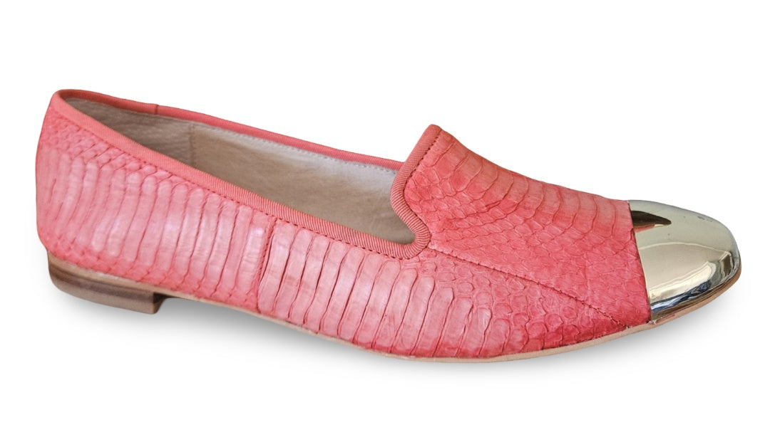 Coral/Gold Toe