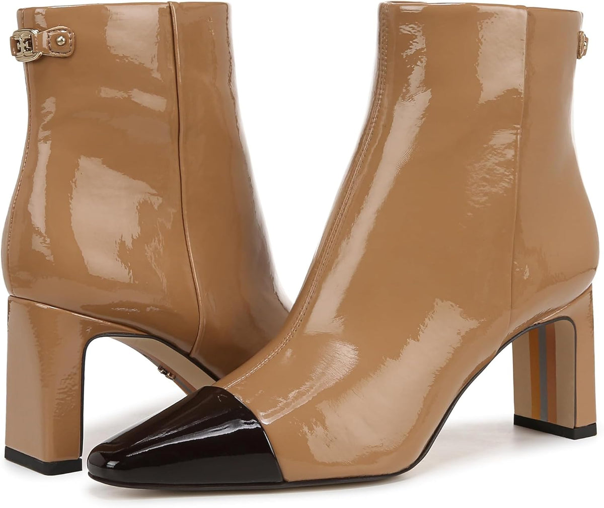 Sand/Chocolate Patent Synthetic