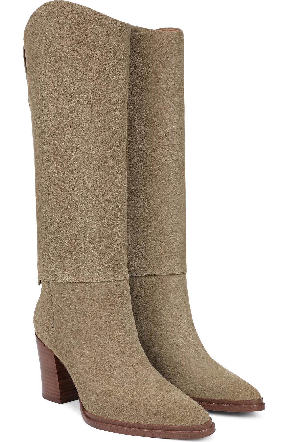 Khaki Green Suede