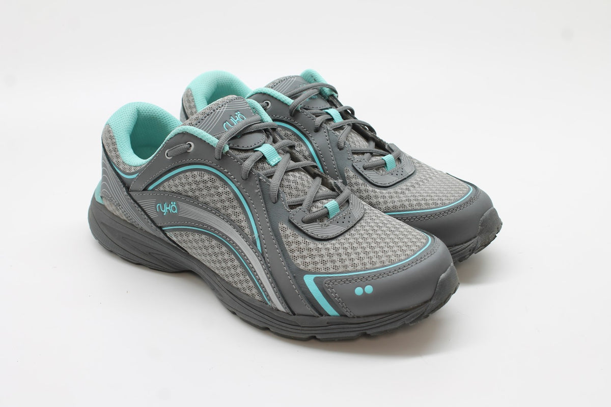 Grey/Aqua