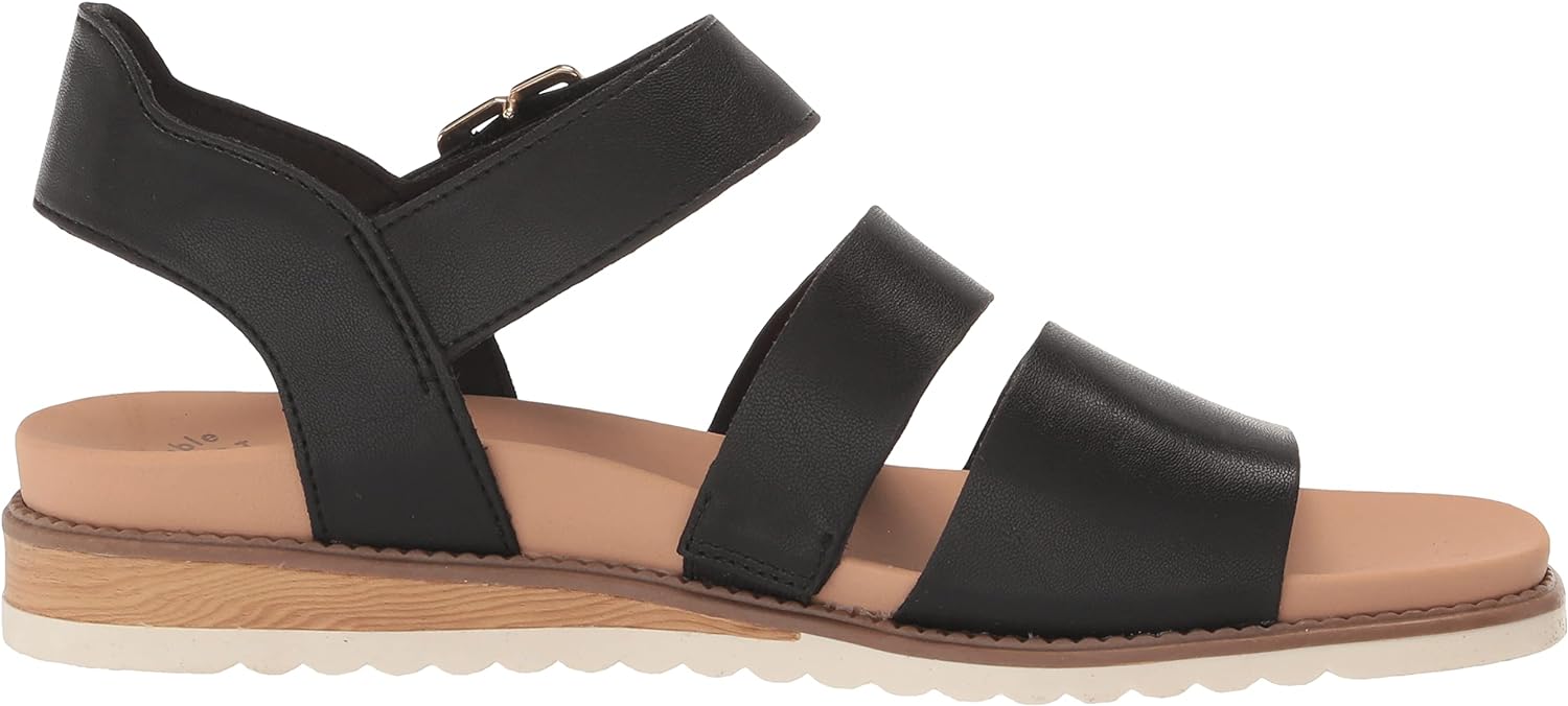 Dr. Scholl's Shoes Women's Island Glow Strappy Flat Sandal