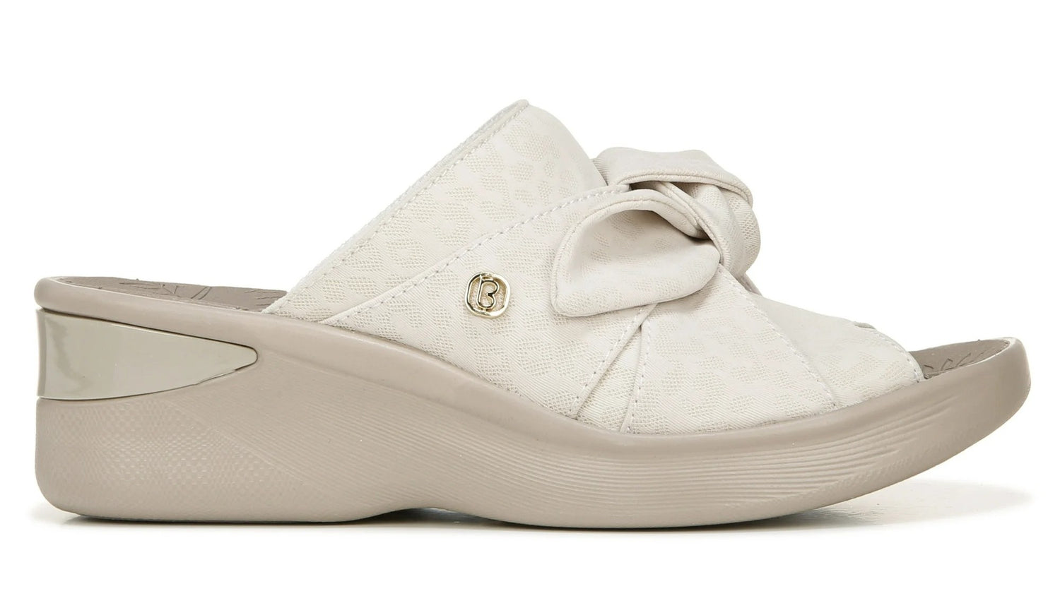BZees Women's Smile Slide Sandal
