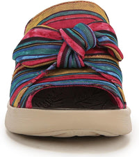 BZees Women's Smile Slide Sandal