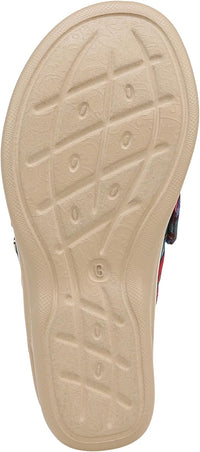BZees Women's Smile Slide Sandal
