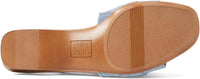 Naturalizer Womens Santiago Fashion Slip On Slide Flat Sandal with Buckle