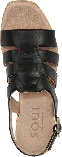 Naturalizer by Soul Womens Aki Platform Strappy Sandal
