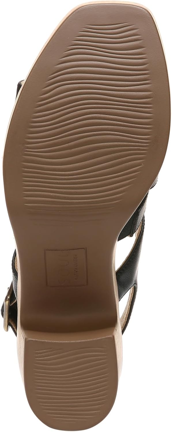 Naturalizer by Soul Womens Aki Platform Strappy Sandal