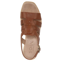 Naturalizer by Soul Womens Aki Platform Strappy Sandal