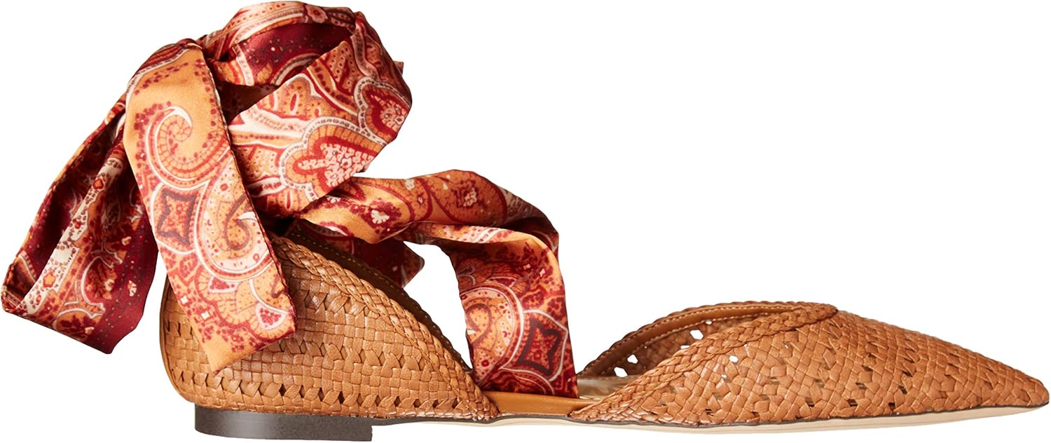 Sam Edelman Women's Sloane Scarf Lace Up Flat
