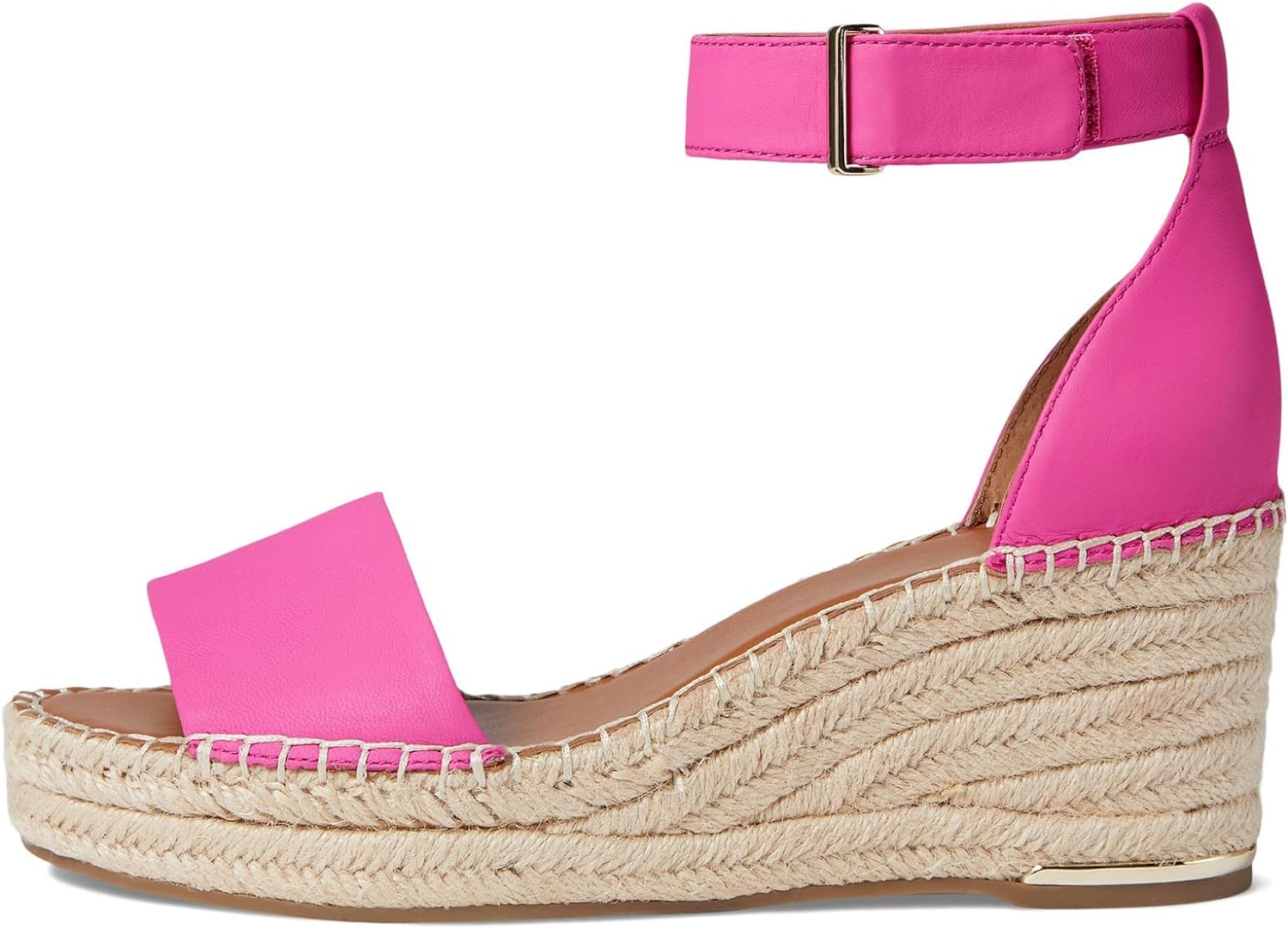 Franco Sarto Womens Clemens Jute Wrapped Espadrille Wedge Sandals