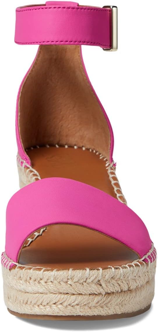 Franco Sarto Womens Clemens Jute Wrapped Espadrille Wedge Sandals