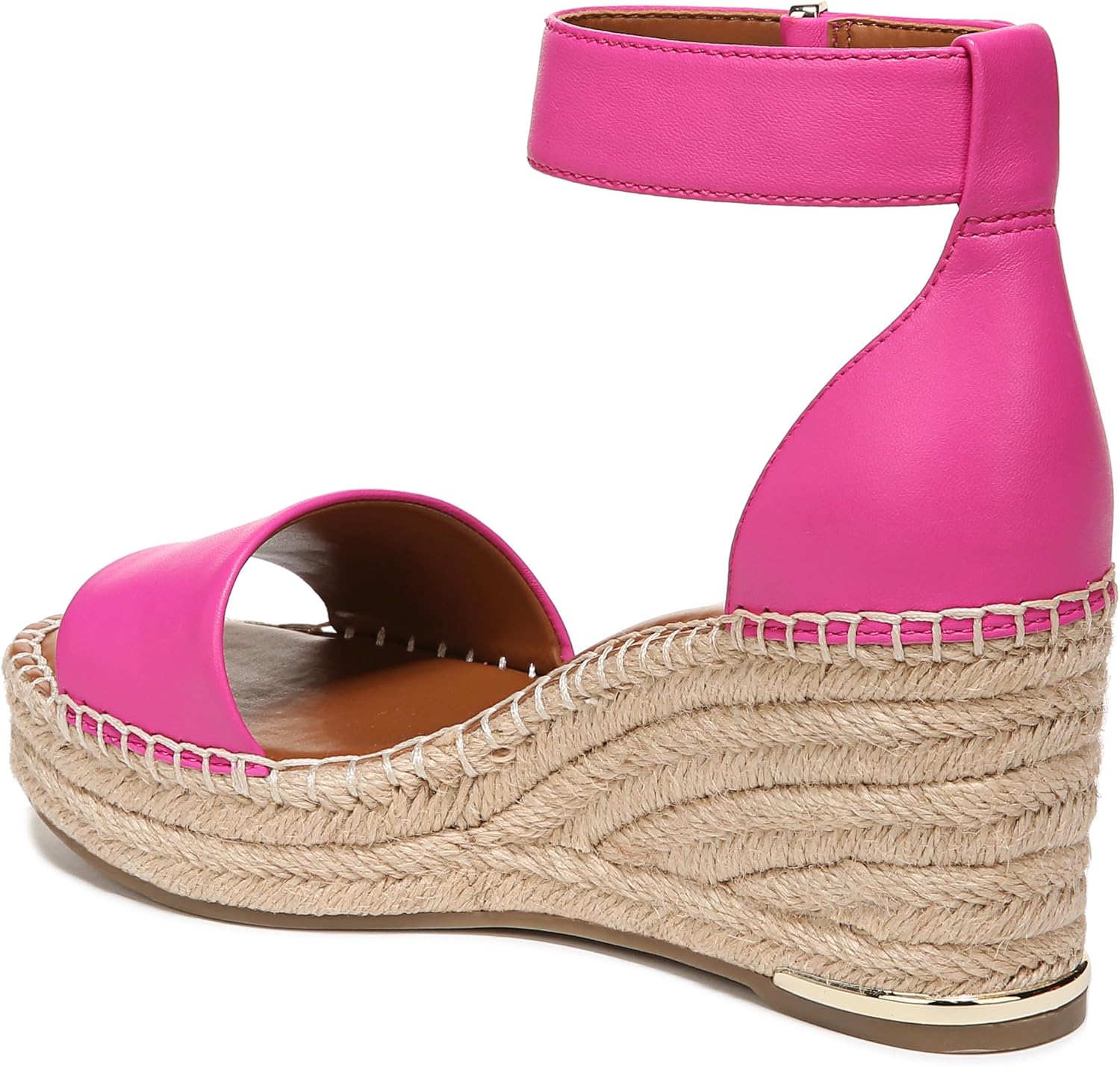 Franco Sarto Womens Clemens Jute Wrapped Espadrille Wedge Sandals