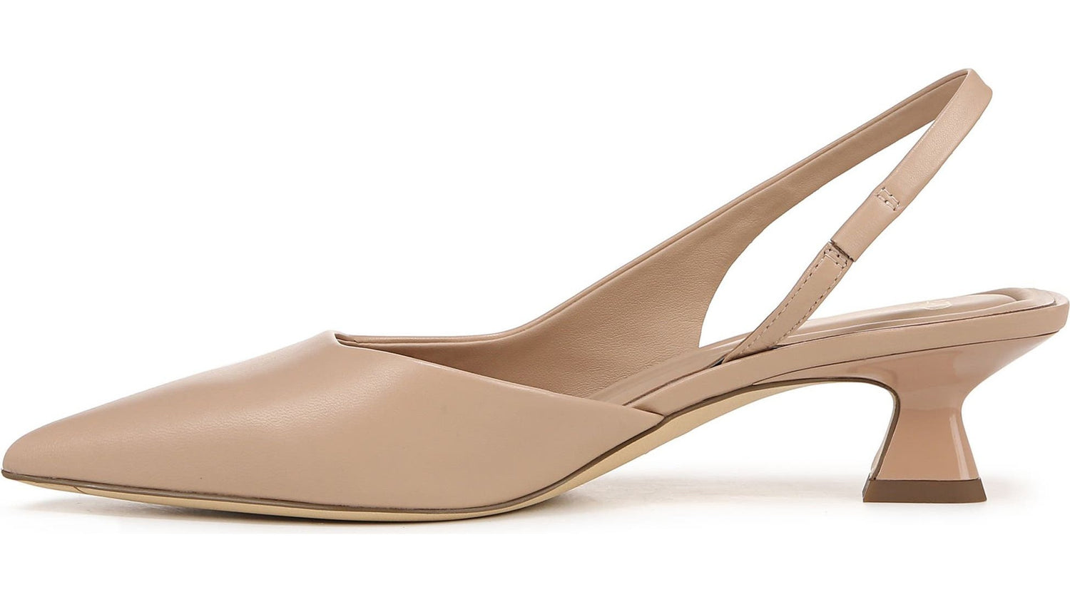 Franco Sarto Women's Devin Pointed Toe Kitten Heel Slingback Pump