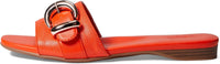 Naturalizer Womens Santiago Fashion Slip On Slide Flat Sandal with Buckle