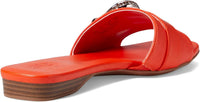 Naturalizer Womens Santiago Fashion Slip On Slide Flat Sandal with Buckle
