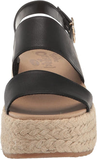 Dr. Scholl's Womens Delaney Espadrille Wedge Sandal
