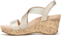 LifeStride Womens Delta 2 Strappy Wedge Sandal
