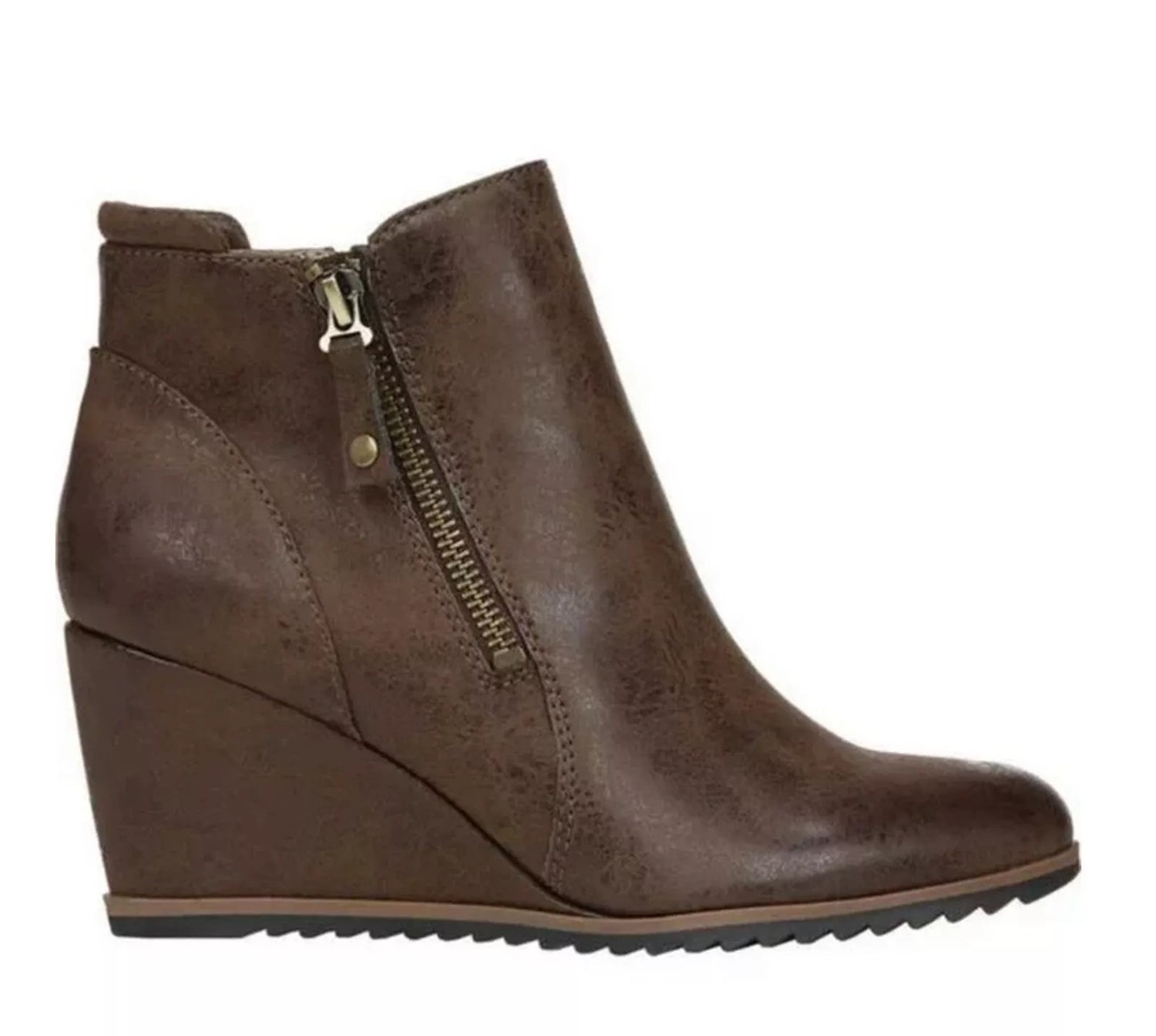 Soul by Naturalizer Womens Haley Wedge Ankle Bootie