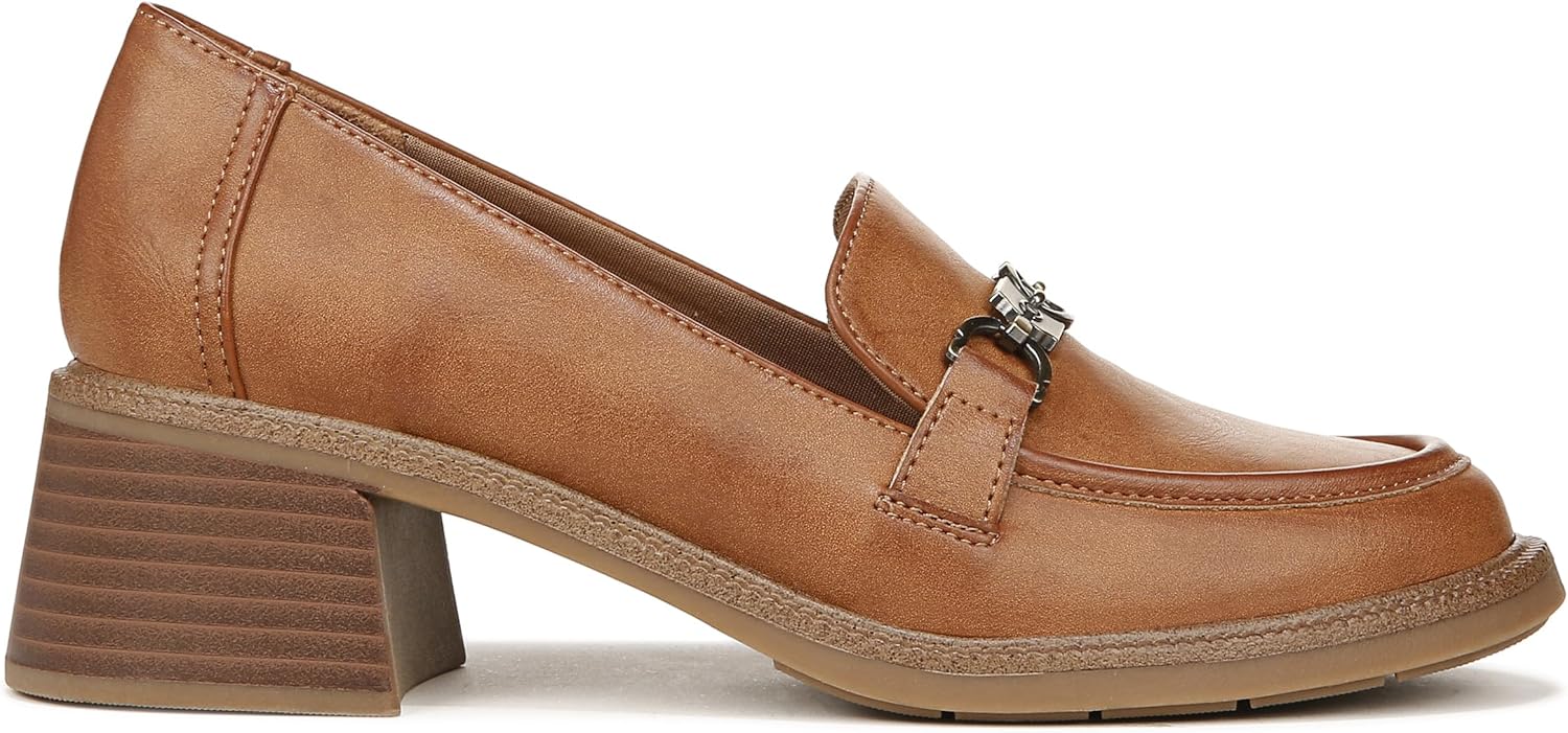 Dr. Scholl's Women's Rate Up Bit Slip On Block Heel Loafer