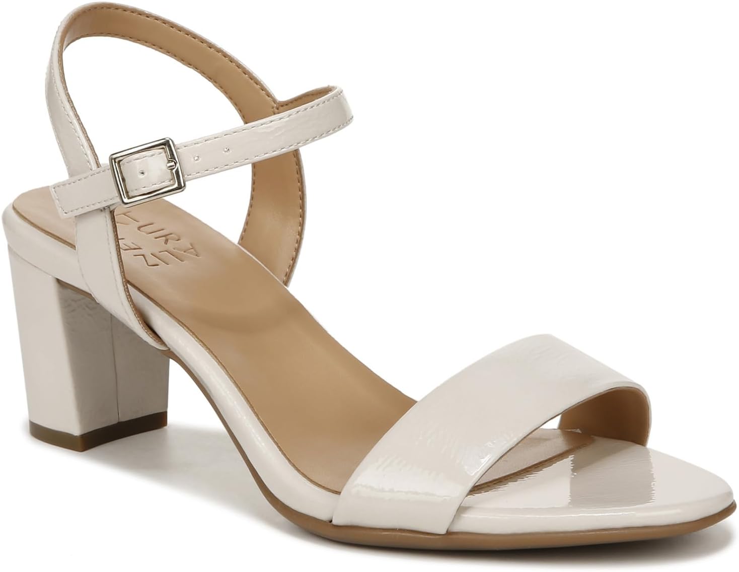 Satin Pearl Patent Beige