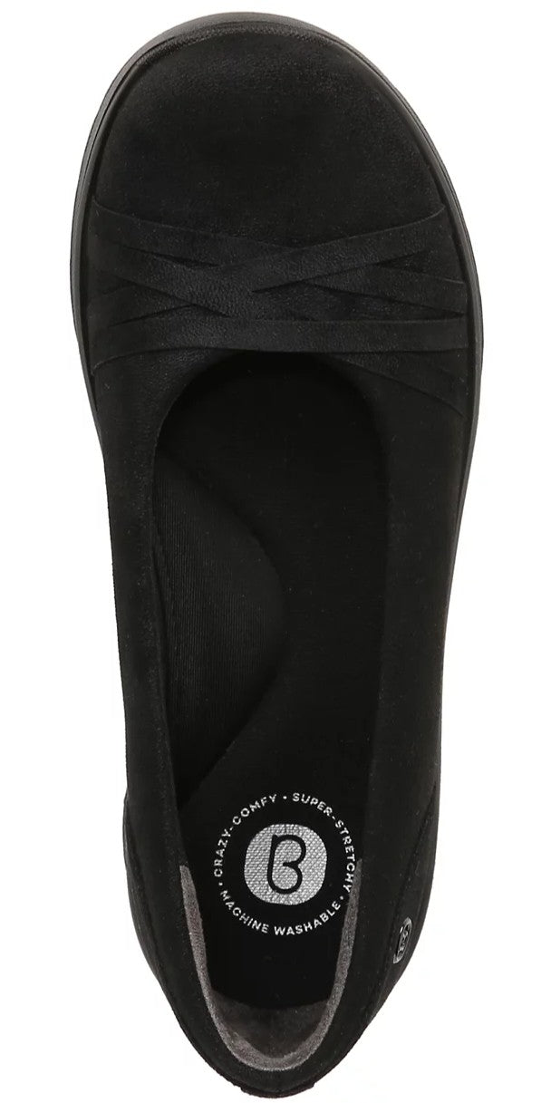 Bzees Womens Goody Slip-On Ballet Flats