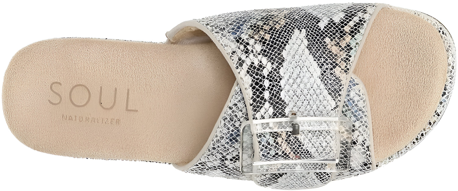 SOUL Naturalizer Womens Daybreak Slide Sandal