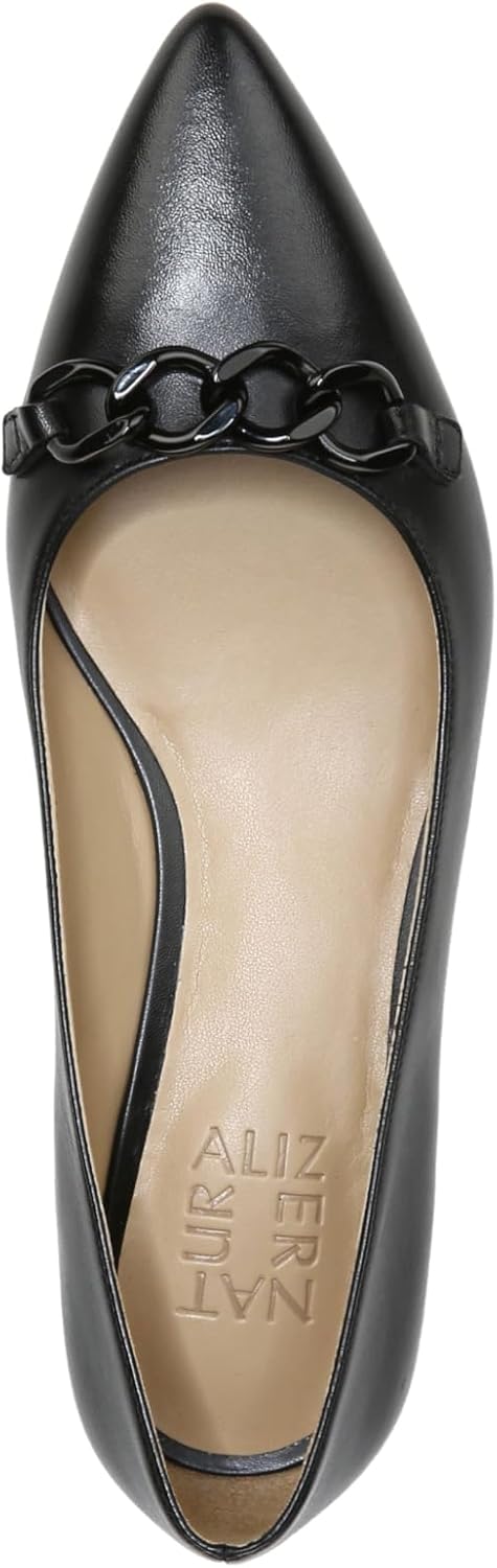 Naturalizer Womens Becca Pointed Toe Low Heel Flats