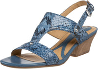 Blue Snake Print