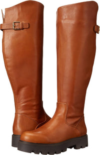 Cognac Wide Calf