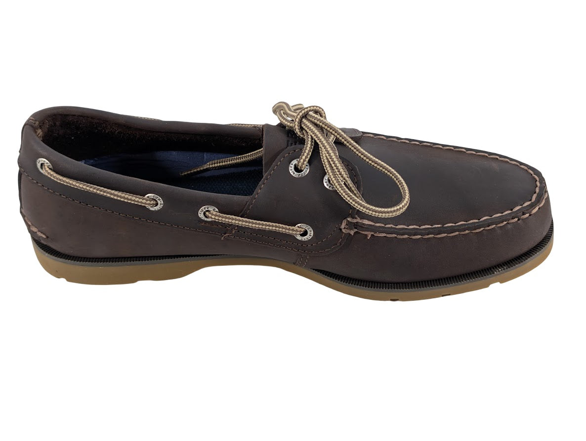 Sperry Top-Sider Men's Leeward 2-Eye Dark Brown/Honey Boat Shoe