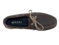 Sperry Top-Sider Men's Leeward 2-Eye Dark Brown/Honey Boat Shoe