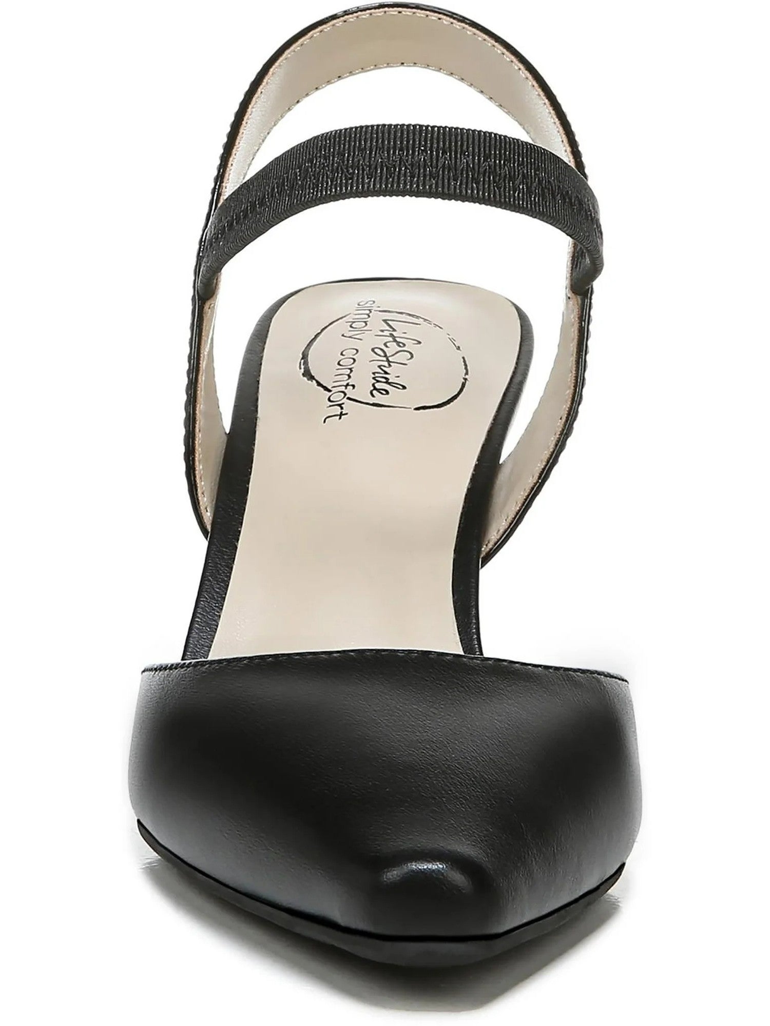LifeStride Womens Kiley Pointed Toe Kitten Heels