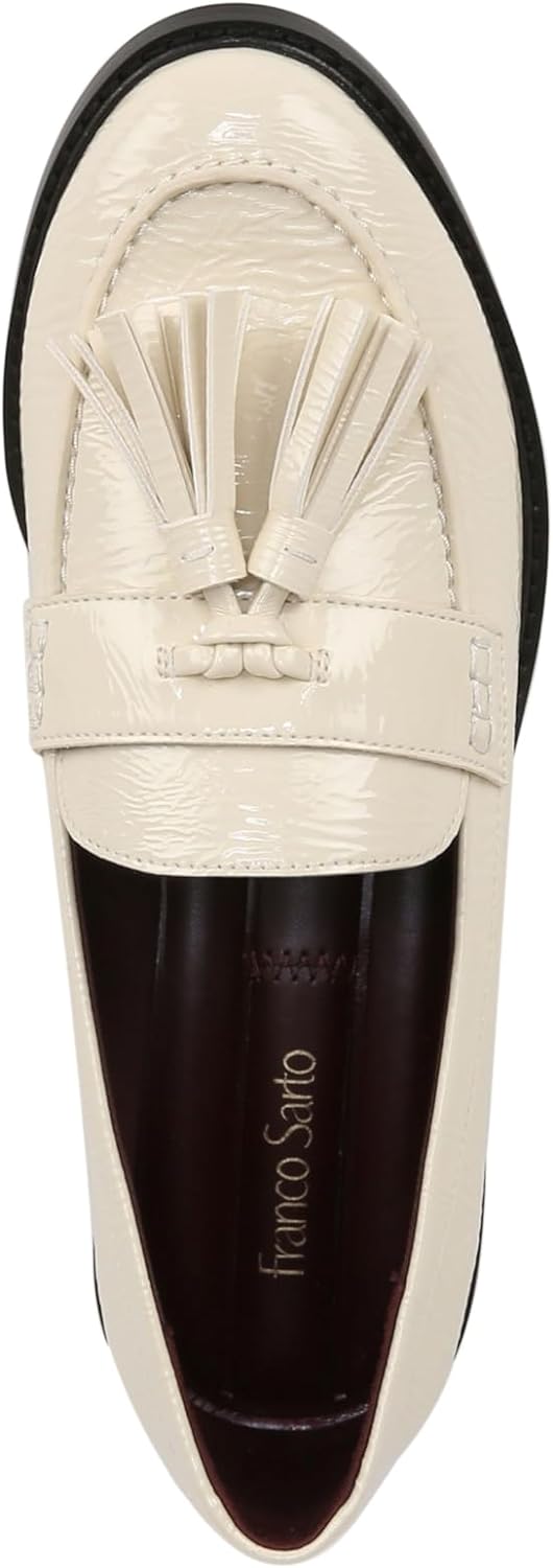 Franco Sarto Women's Carolynn Low Slip on Tassel Loafers