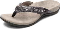Pewter Metallic Snake Print