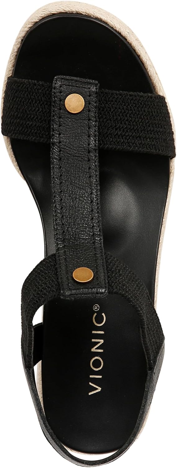 Vionic Women's Calera Ankle Straps Espadrille Wedge Sandal