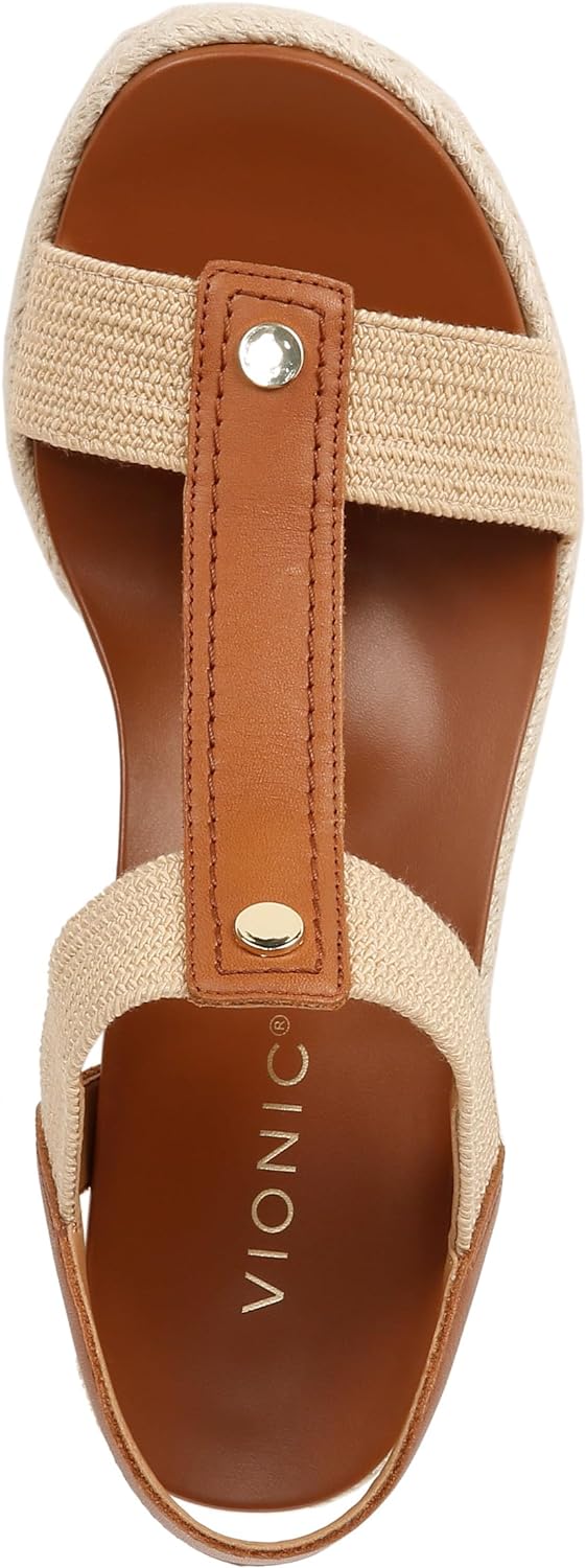 Vionic Women's Calera Ankle Straps Espadrille Wedge Sandal