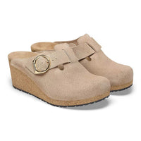 Papillio by Birkenstock Women's Fanny Ring Buckle Wedge Clog