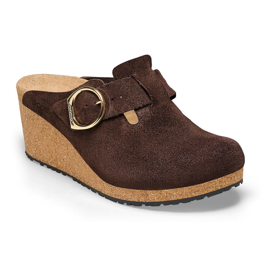 Papillio by Birkenstock Women's Fanny Ring Buckle Wedge Clog