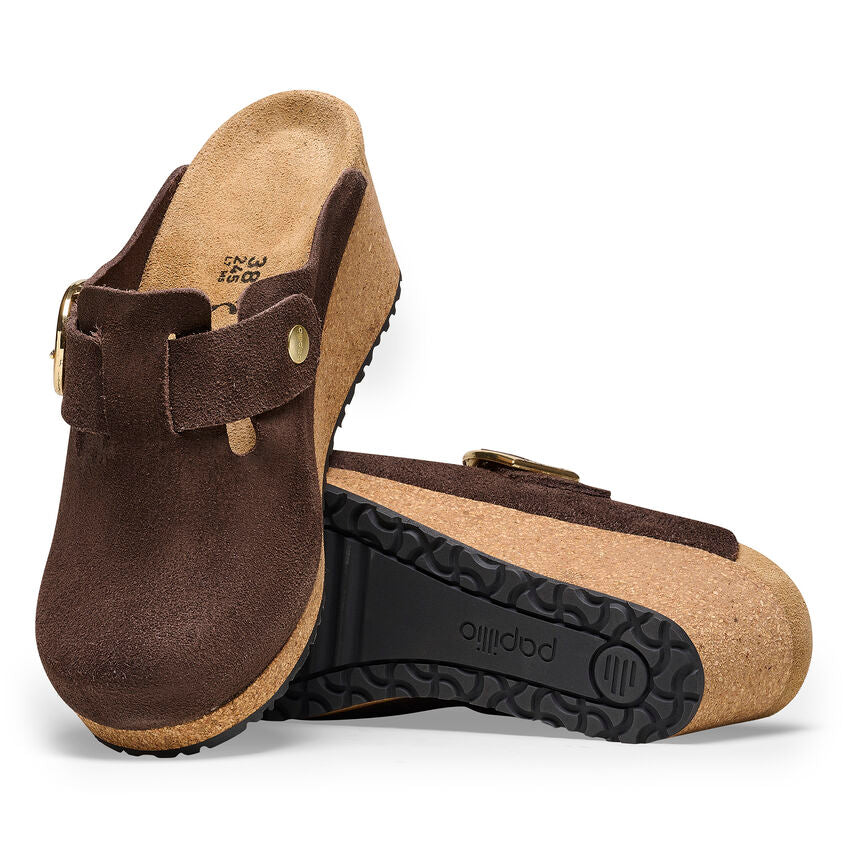 Papillio by Birkenstock Women's Fanny Ring Buckle Wedge Clog