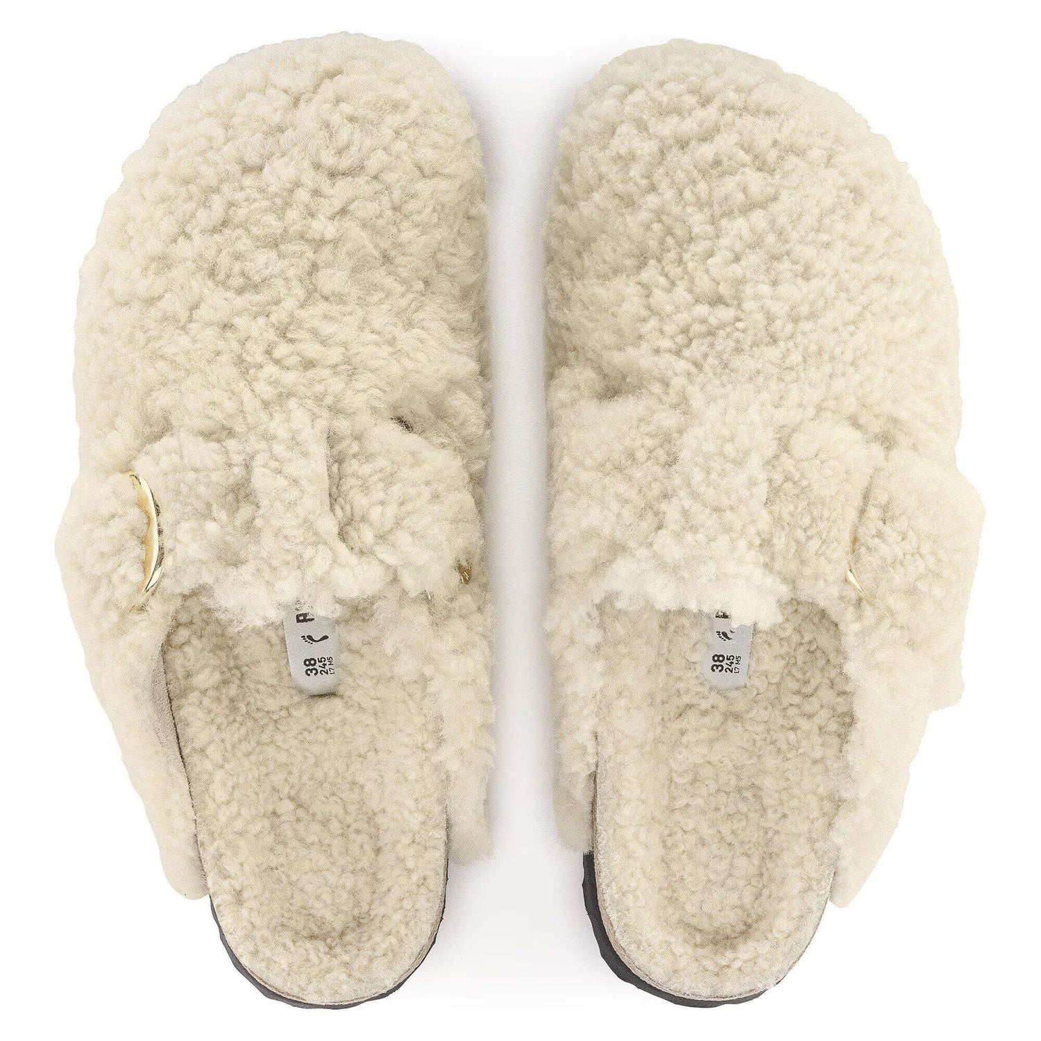 Birkenstock Women's Boston Big Buckle Teddy Clogs