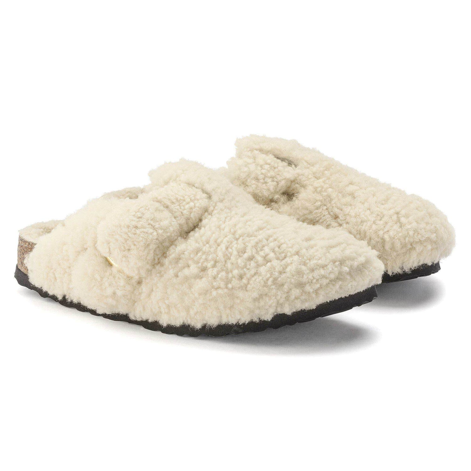 Birkenstock Women's Boston Big Buckle Teddy Clogs
