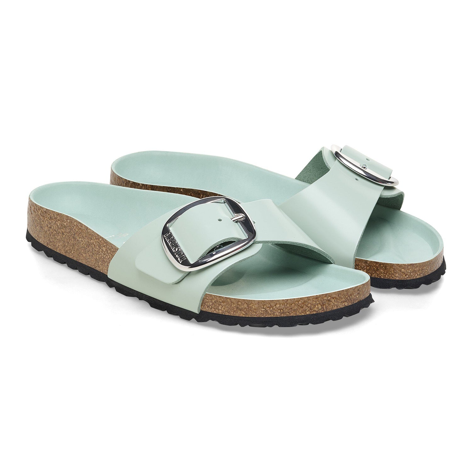 High-Shine Surf Green Leather