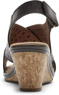Cobb Hill Janna Slingback Women's Black Sandals