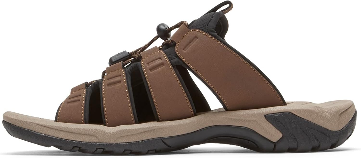 Rockport Mens Byron Bungee Slide Sandals