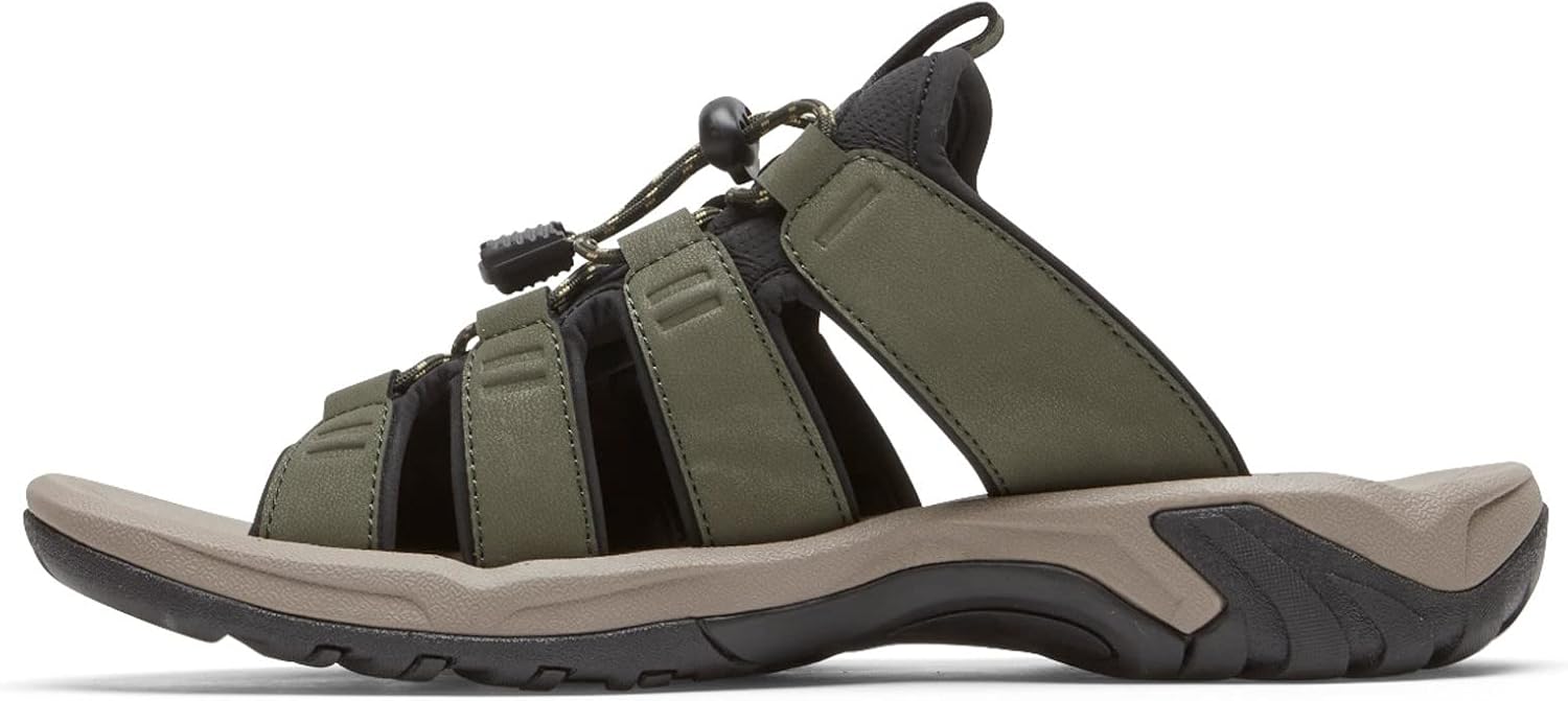 Rockport Mens Byron Bungee Slide Sandals