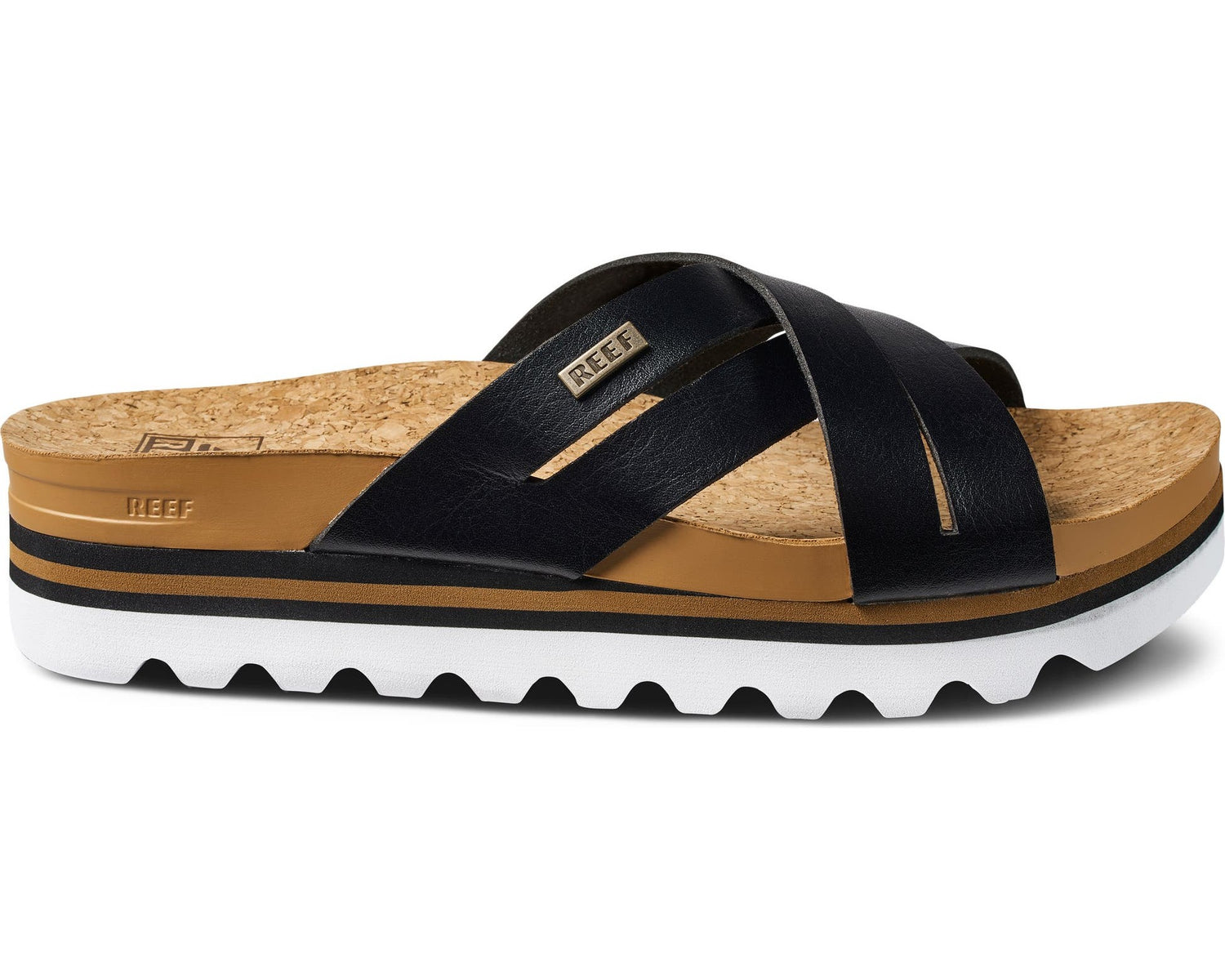 Reef Women's Cushion Bloom Hi Platform Slide Sandal