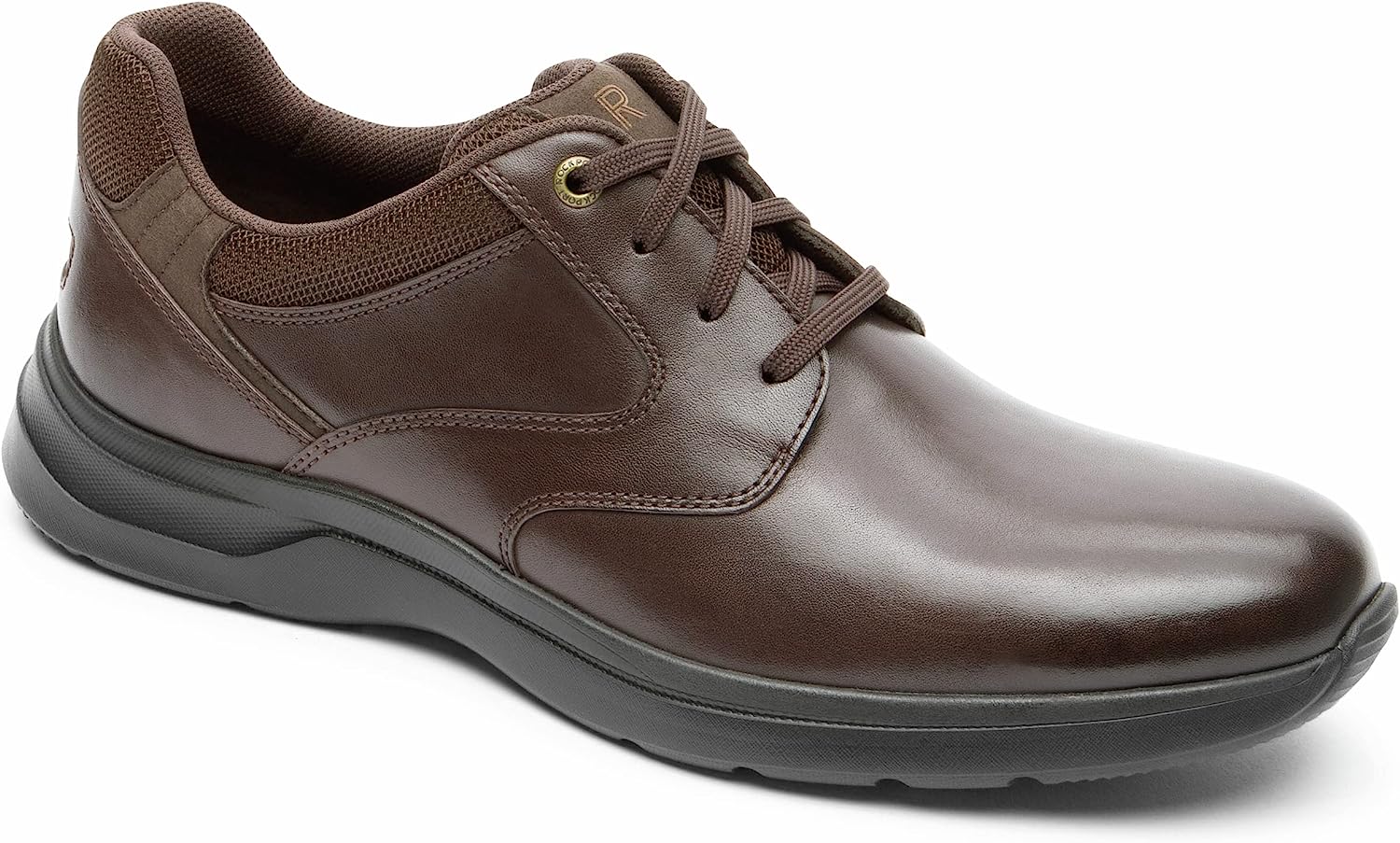 Rockport Patterson Plain Toe Black Smooth LEA 9.5m Rockport Patterson Plain Toe Black Smooth LEA 9.5m